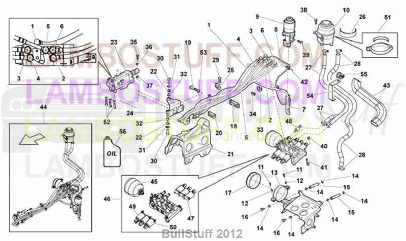 2009 Lamborghini MURCIELAGO LP 640 COUPE ARABIA E-GEAR VALVES GROUP (325.02.00)